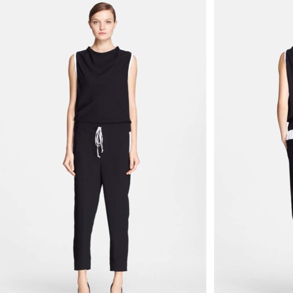 Helmut Lang Torsion cropped jumpsuit size 0